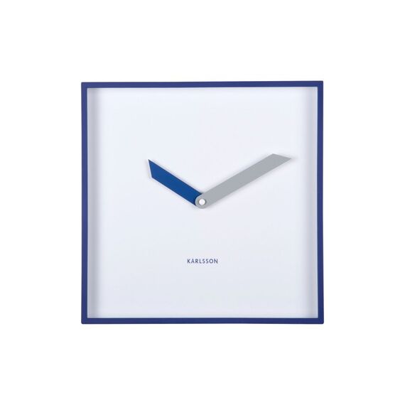 Karlsson Cool Retro Cuadrado Mechanische Uhr Quadratisch Blau, Farbe: Blau, 2 image