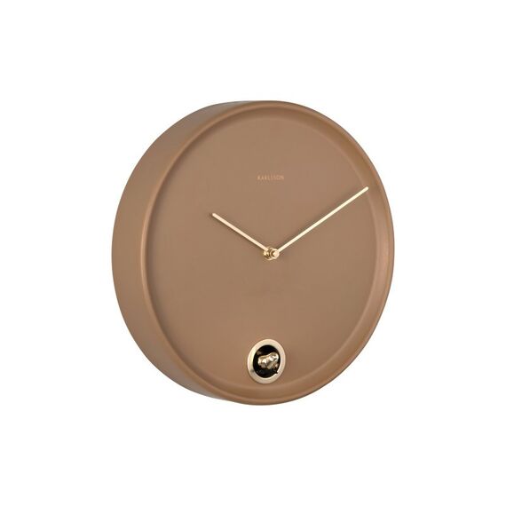 Karlsson Esencia Cuckoo Mechanische Uhr Rund Mokka, Braun, Farbe: Mokka, Braun