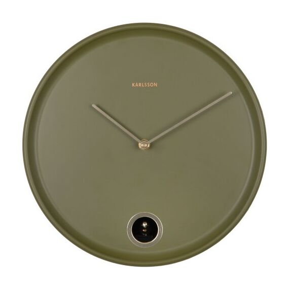 Karlsson Esencia Cuckoo Analoge Uhr Rund Grün