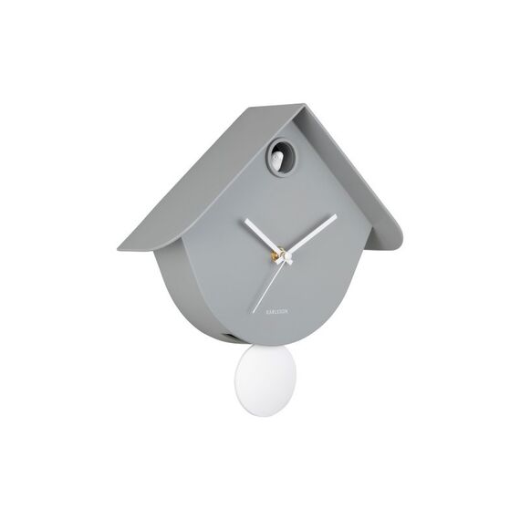 Karlsson Retro Cuckoo Analoge Uhr andere Grau
