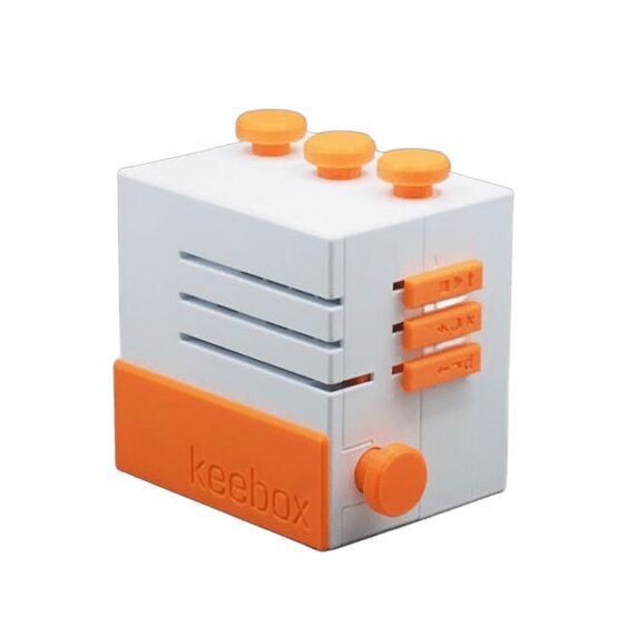 KEEBOX orange - Rätselbox / Rätselspiel Box-Puzzle