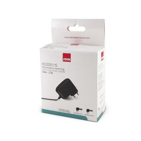 Alpha Elettronica KD2001/5 Netzteil & Spannungsumwandler Drinnen 12,5 W Schwarz