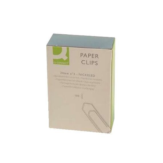 Q-CONNECT KF97021 Papierklammer Nickel 1000 Stück(e)