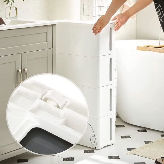 Songmics KFR008G01 Aufbewahrungsschrank für Badezimmer, 3 image