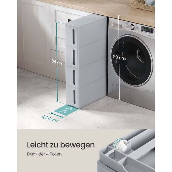 Songmics KFR008G02 Küchenschublade Grau, 4 image