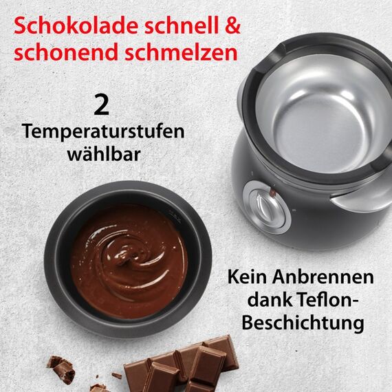 ADE KG2352 Fondue Set 0,5 l Schwarz, Silber 6 Person(en), 6 image