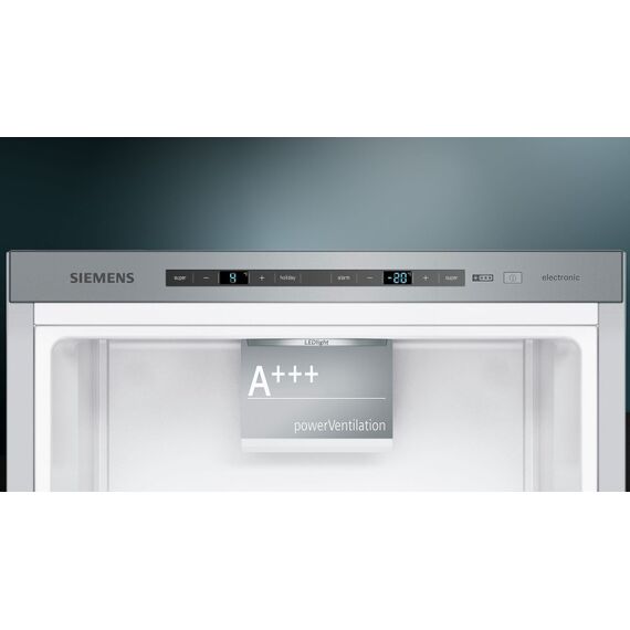 Siemens iQ500 KG36EAICA Kühl- und Gefrierkombination Freistehend 308 l Edelstahl, 4 image