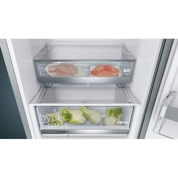 Siemens iQ500 KG36EAICA Kühl- und Gefrierkombination Freistehend 308 l Edelstahl, 5 image