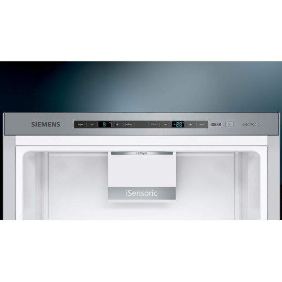 Siemens iQ500 KG39EAICA Kühl- und Gefrierkombination Freistehend 343 l Silber, 4 image