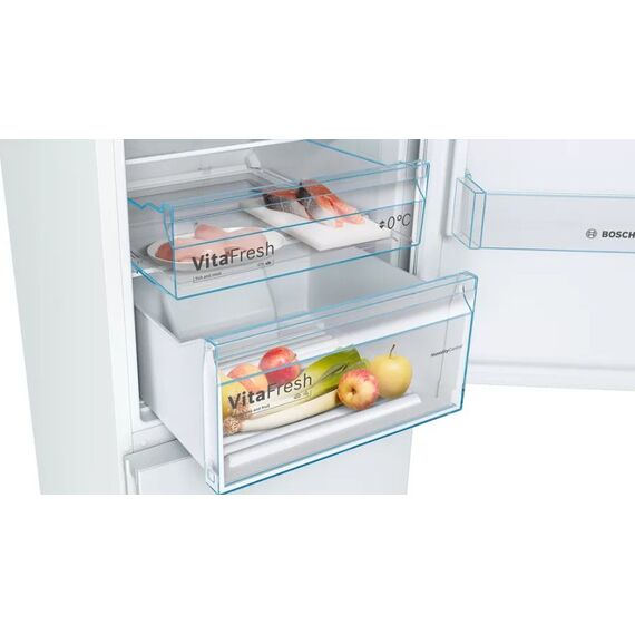 Bosch Serie 4 KGN36VWED Kühl- und Gefrierkombination Freistehend 326 l Weiß, 2 image