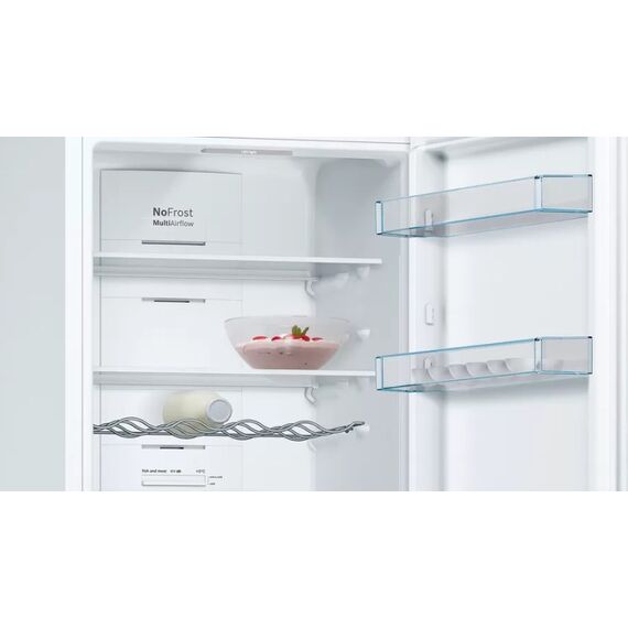 Bosch Serie 4 KGN36VWED Kühl- und Gefrierkombination Freistehend 326 l Weiß, 4 image