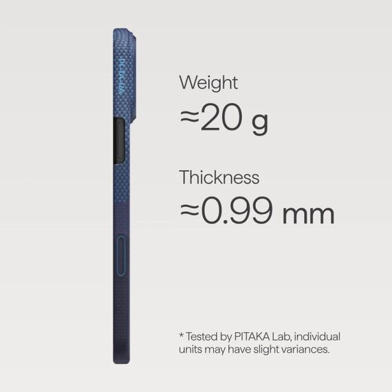 Pitaka KI1704OPM Handy-Schutzhülle 17,5 cm (6.9") Cover Blau, Dunkelblau, 3 image