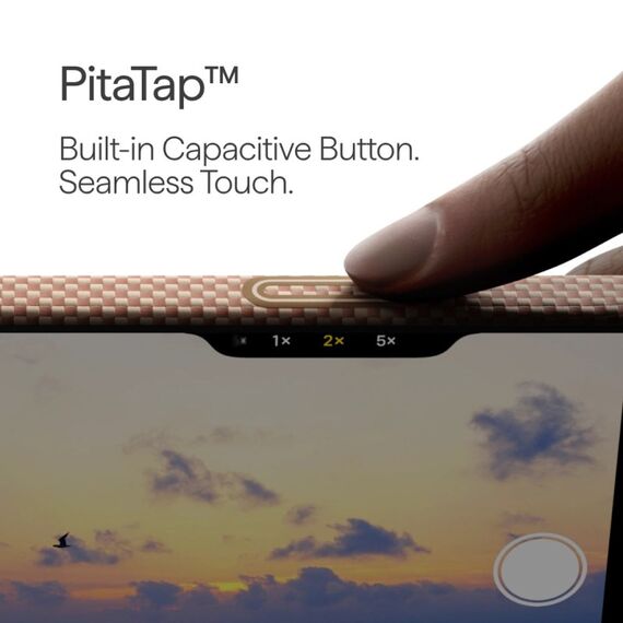 Pitaka Aramid Case Ultra-Slim Handy-Schutzhülle 16 cm (6.3") Cover Gold, 4 image