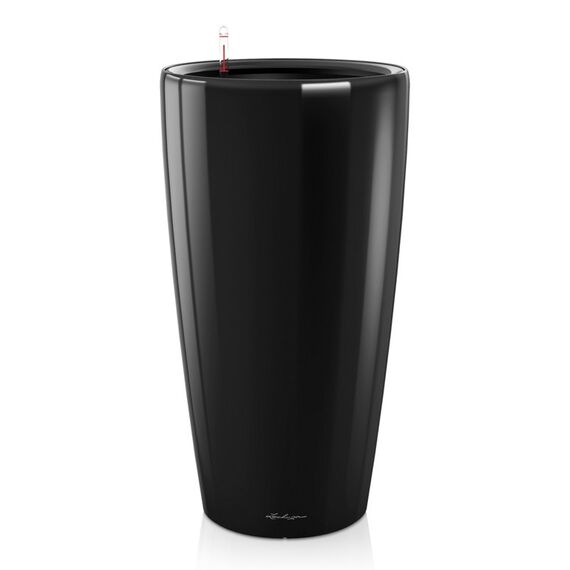 LECHUZA RONDO 40 Drinnen/Draußen Dosen-Pflanzer Freistehend Kunststoff Schwarz