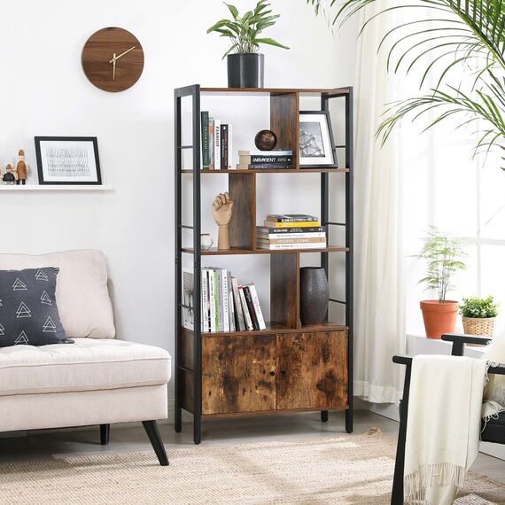 Vasagle LBC022B01 Bücherregal für Wohnzimmer
