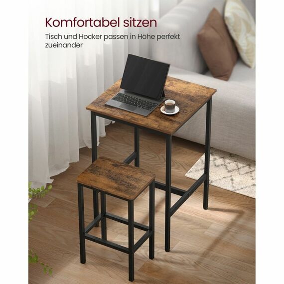 Vasagle LBT017B01 Küchen- & Esstisch Haus Quadratische Form Konsolentisch 4 Bein(e), 3 image