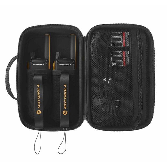 Motorola T82 Extreme Twin Pack Funksprechgerät 16 Kanäle Schwarz, Orange, 3 image