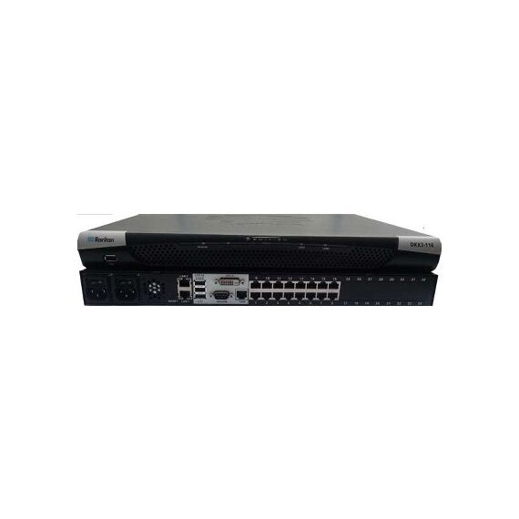 Raritan Dominion KX III Tastatur/Video/Maus (KVM)-Switch Rack-Einbau Schwarz