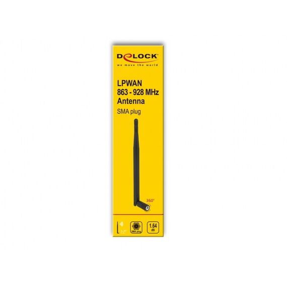 DeLOCK 12616 Netzwerk-Antenne Omnidirektionale Antenne SMA 1,64 dBi