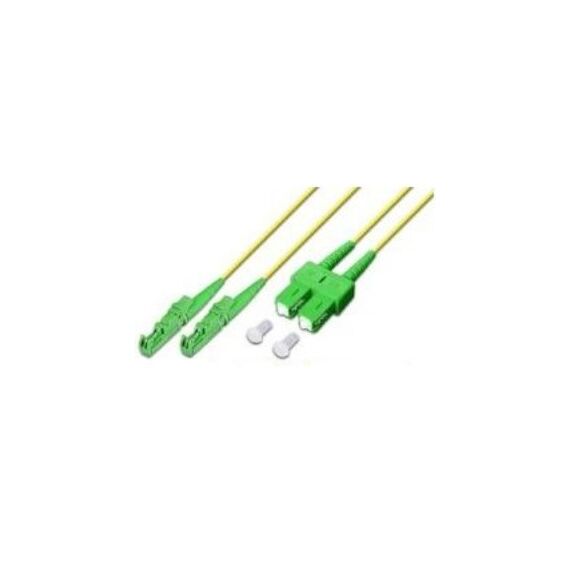 Lightwin E2000/APC-SC/APC OS2 1m InfiniBand/Glasfaserkabel E-2000 (LSH) Gelb, Länge: 1 m