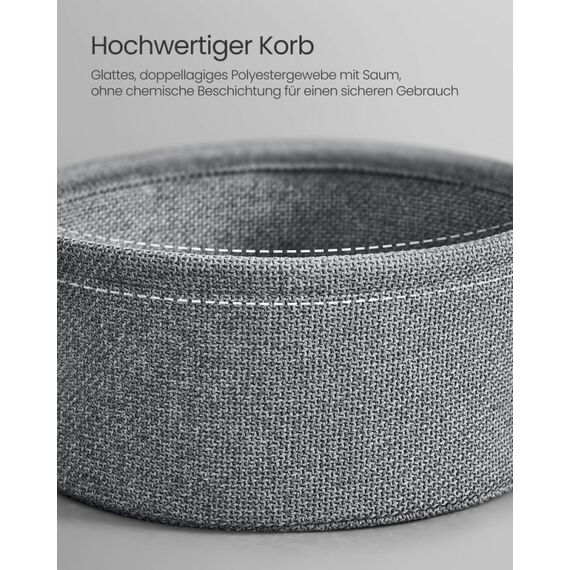 Vasagle LET223B01 Beistelltisch Kaffeetisch Rundform 4 Bein(e), 4 image