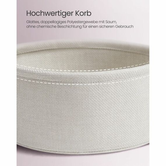 Vasagle LET223R61 Beistelltisch Kaffeetisch Rundform 4 Bein(e), 6 image