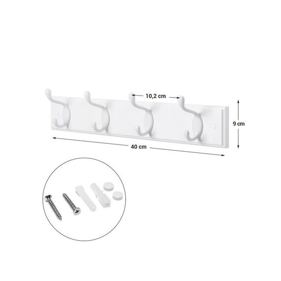 Songmics LHR23WT Wandhalterung Drinnen Weiß