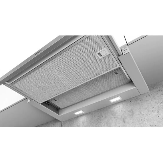 Siemens iQ300 LI64LB531C Dunstabzugshaube Halb eingebaut (Pullout) Metallisch, Silber 400 m³/h, 4 image