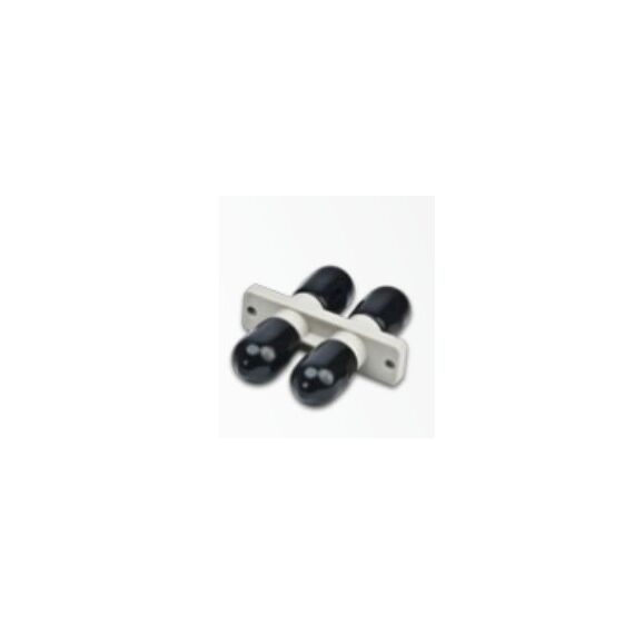 Lightwin LWL Kupplung Duplex DST-DST, Multimode, plastik LWL-Steckverbinder 1 Stück(e) Schwarz, Weiß