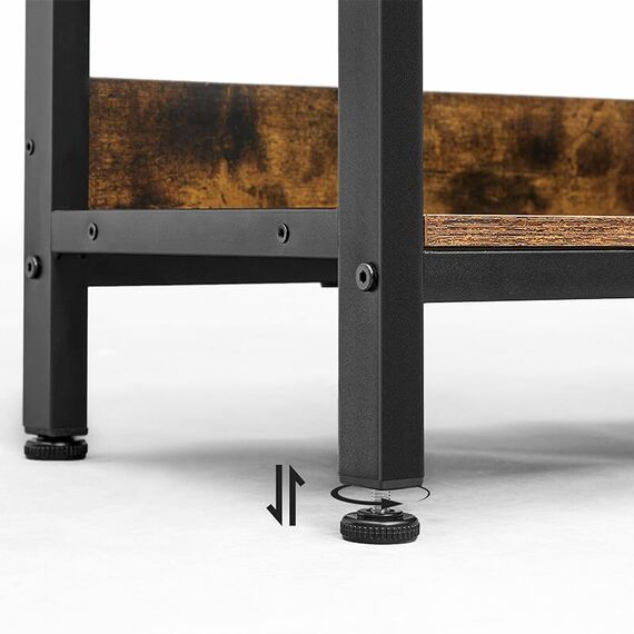 Vasagle LLS104B01 Regal Schwarz, Braun, 6 image