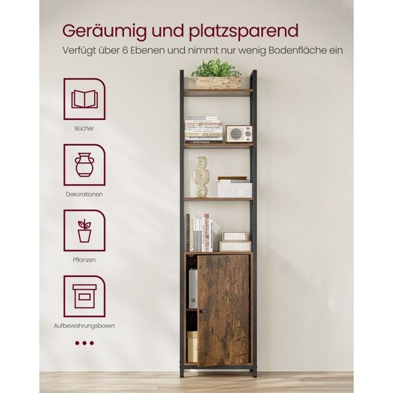 Vasagle LLS132K01 Bücherregal für Wohnzimmer, 2 image