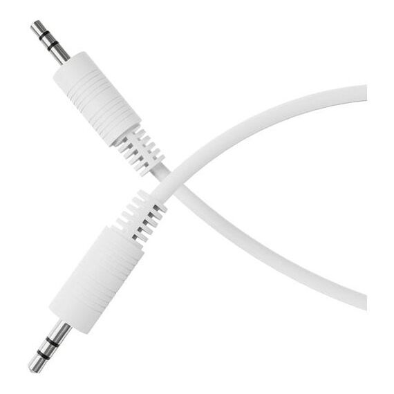 HDSUPPLY 3.5mm M/M 0.5m Audio-Kabel 0,5 m Weiß, Farbe: Weiß, Länge: 0,5 m
