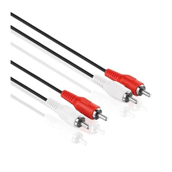 HDSUPPLY LP-AC040-025-V2 Audio-Kabel 2,5 m 2 x RCA Schwarz, Weiß, Rot, Farbe: Schwarz, Weiß, Rot, Länge: 2,5 m