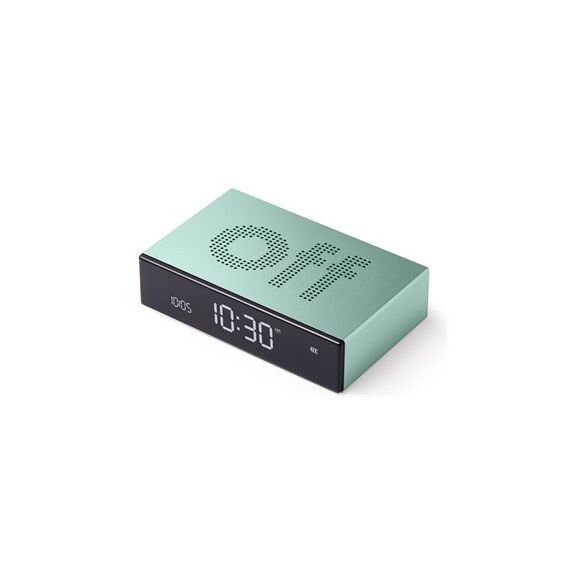LEXON Flip Premium Digitaler Wecker Mintfarbe, Farbe: Mintfarbe