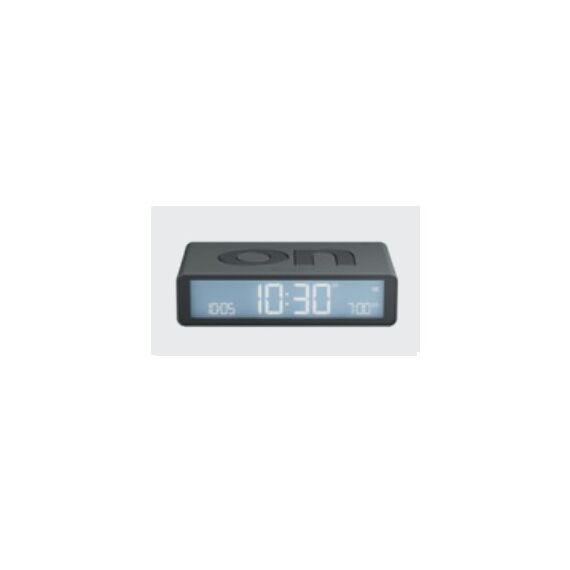 LEXON Flip Classic Digitaler Wecker Grau