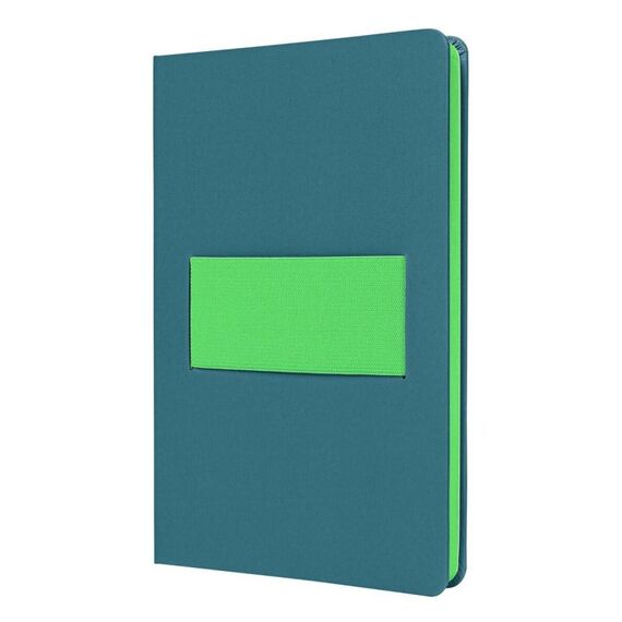 Sigel LS204 Notizbuch A5 88 Blätter Blau, Grün, Farbe: Blau, Grün