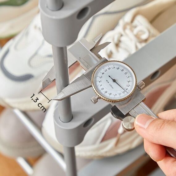 Songmics Großer Schuhständer mit 10 Ebenen Grau, 6 image