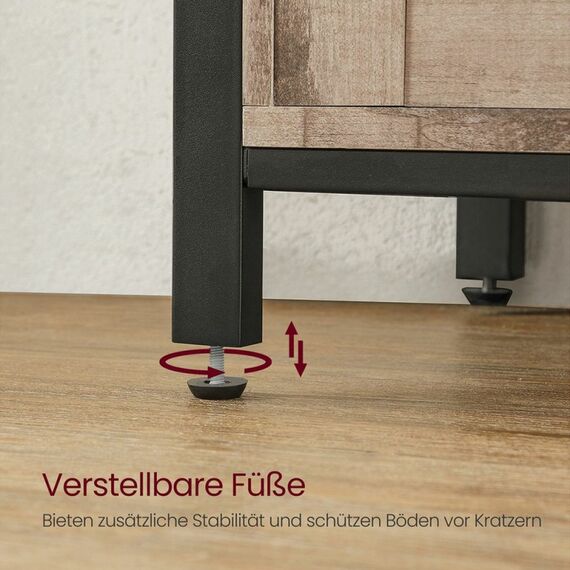 Vasagle LSC092B50 Wohnzimmer-Sideboard 2 Tür(en), 7 image