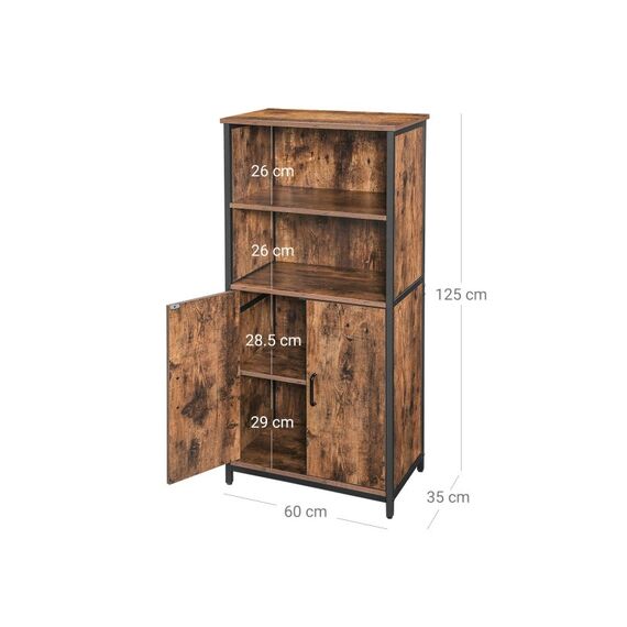 Vasagle LSC66BX Wohnzimmerschrank Lagerschrank, 7 image
