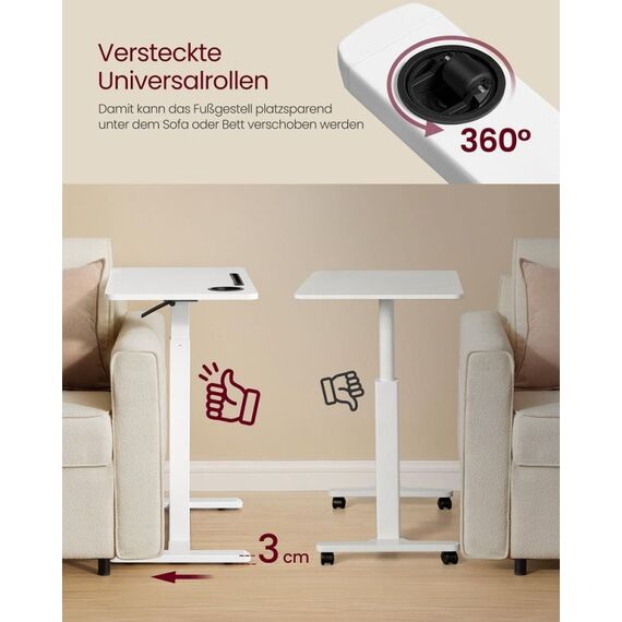 Vasagle LSD601W01 Beistelltisch Rechteckige Form 1 Bein(e), 3 image