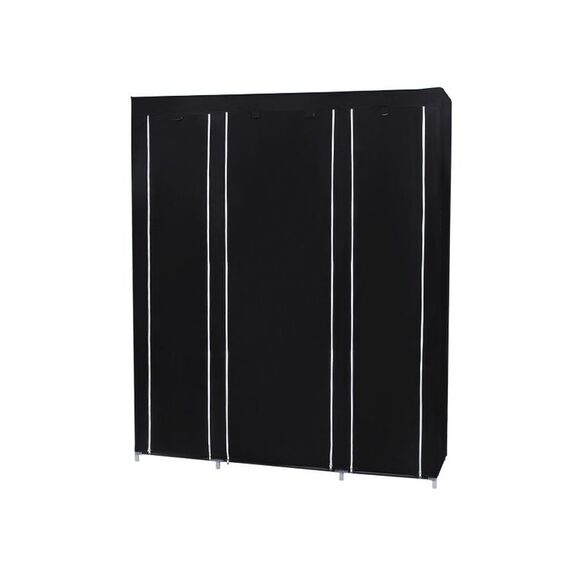 Songmics LSF03H Aufbewahrungsbox Quadratisch Schwarz, 4 image
