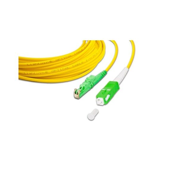 Lightwin LSP-09 LSHAPC-SC/APC 3.0 InfiniBand/Glasfaserkabel 3 m E-2000 (LSH) FTTH Gelb, Farbe: Gelb, Länge: 3 m