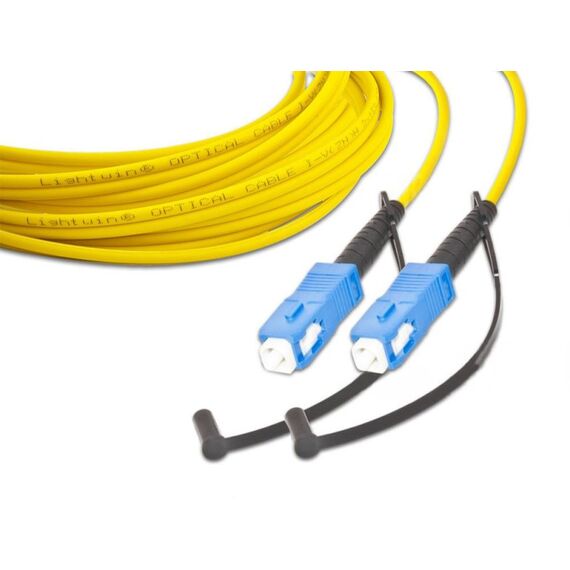 Lightwin LSP-09 SC-SC 3.0 InfiniBand/Glasfaserkabel 3 m Gelb, Farbe: Gelb, Länge: 3 m