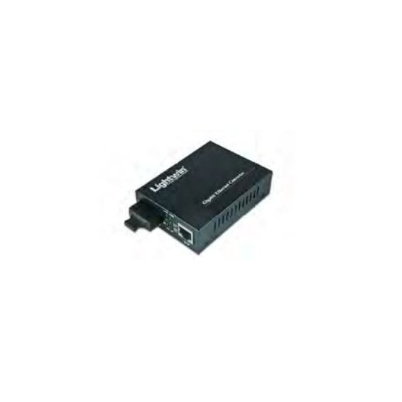Lightwin LWC 10/100/1000 SM20 SC Netzwerk Medienkonverter 1000 Mbit/s Einzelmodus Schwarz