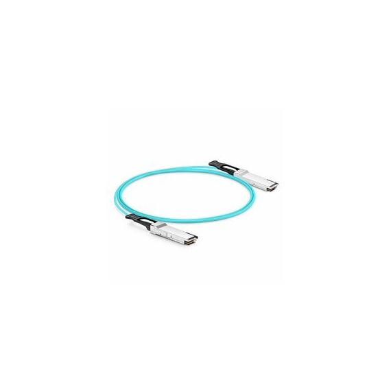 Lightwin Optics LWO-AOC-QSFP28-20M InfiniBand/Glasfaserkabel Aqua-Farbe, Länge: 20 m, 4 image