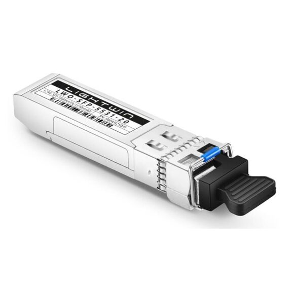 Lightwin Optics 1.25 Gbit SFP BIDI, 1550nmTX/1310nmRX, 20km, DDM, LC-Simplex, Singlemode