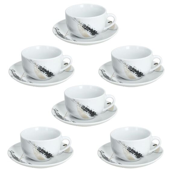 Tognana Porcellane MC085025716 Tasse Schwarz, Weiß Tee 6 Stück(e)