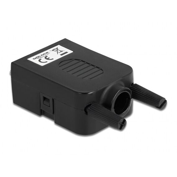 DeLOCK 66259 Drahtverbinder VGA, 10 Pin Terminalblock Schwarz, Blau, 2 image