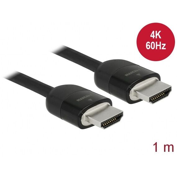 DeLOCK 84963 HDMI-Kabel 1 m HDMI Typ A (Standard) Schwarz