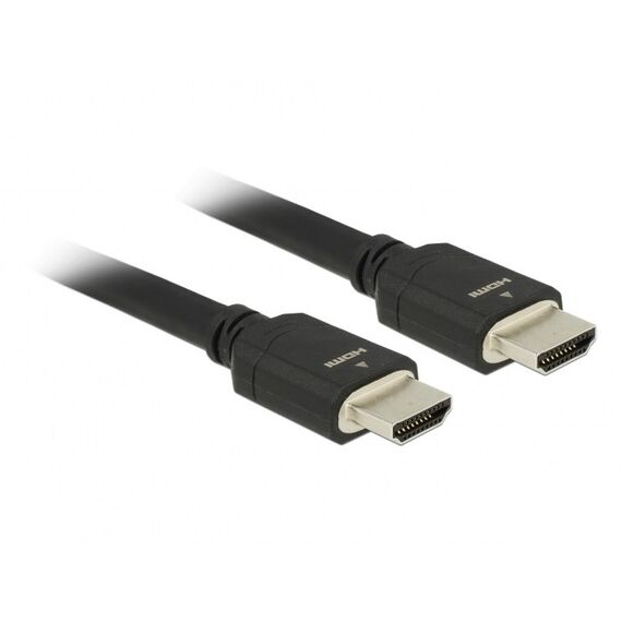 DeLOCK 85296 HDMI-Kabel 5 m HDMI Typ A (Standard) Schwarz, Farbe: Schwarz, Länge: 5 m